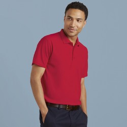 Plain Polo Shirt Double Pique Gildan 190 GSM